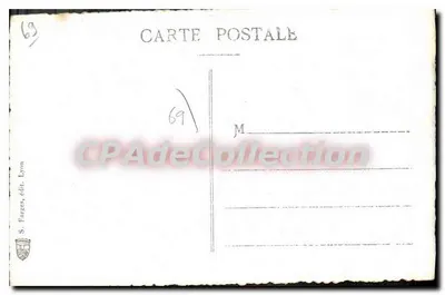 Aussicht von St-Rambert-sur-la-Saône — Serie Les Vieilles Estampes Lyonnaises — Nr. 33 — Verlag S. Farges, Lyon — Rückseite