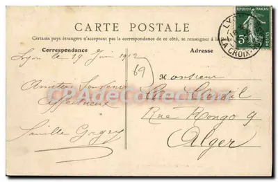 Lyon-Croix-Rousse — Le Gros Caillou — E. R. — n° 135 — Rewers