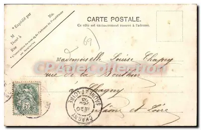 Lyon — Szkoła Centralna — P. M. Lyon, nr 182 — Rewers