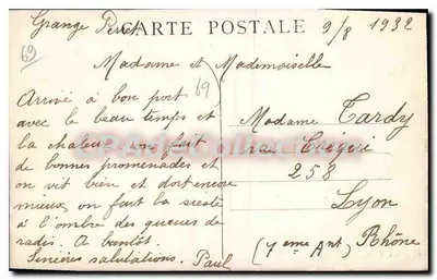 VILLEFRANCHE-sur-SAÔNE - Widok ogólny — wydawca Lacroix — Rewers
