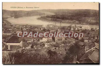 Givors (Rhône) — Panorama Geral — CPAdeCollection