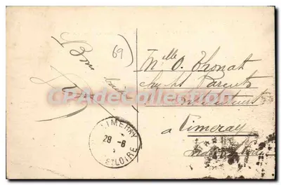 Beaurecue (Rhône) — Góra Świętego Jana i Ruiny Zamek Pierre-Aiguë, zburzony w 1611 roku na rozkaz Kardynała Richelieua — Stara pocztówka de Collection — Rewers