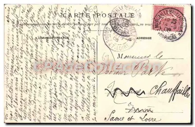 Chazay-d'Azergues — Uma porta do Velho Castelo — CPAdeCollection — Verso