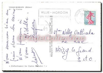 Caveau de Villie-Morgon — Rhône — Imp. Cim — Verso