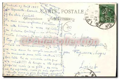 Luxeuil-les-Bains (Alta Saône) — Antico Palazzo Comunale chiamato anche Casa Quadrata, XV secolo — B. F. editore — Verso