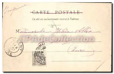 Autun - Zegar Marchaux — wydawca F. Chalon-sur-Saône, nr 33 — Rewers
