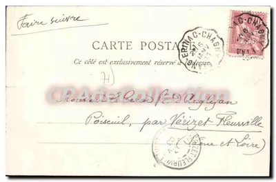 Autun — Porte d'Arroux — wydawca nieznany, numer seryjny nie widoczny — Rewers