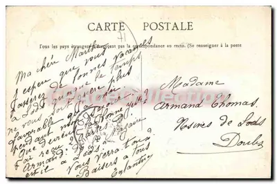 Chalon-sur-Saône — Novo Ponte sobre a Saône — Edit. Bourgeois Frères Chalon-s-S. — Verso
