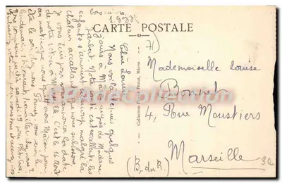 Mâcon — Ogólny widok nabrzeża Jean-Jaurès, Święty Piotr i Stare Świętego Wincentego (XII wiek) — Rewers