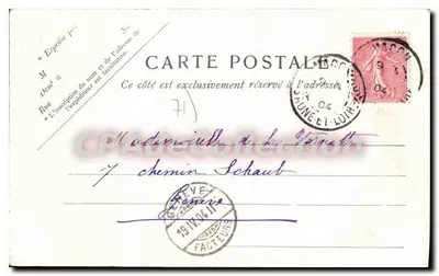 Mâcon, Abside Świętego Piotra — widok z kościoła — V. P. Paryż N° 11 — Rewers
