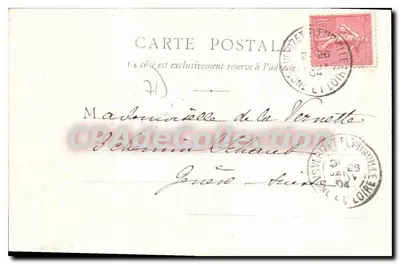 Fleurville — Kościół w Bargy — B.F. Chalon-sur-Saône — Rewers