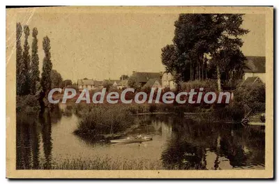 Margens da Seille — Arredores de Louhans — editor S. & L.