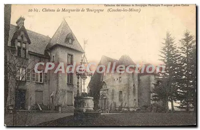 Castelo de Marguerite de Borgonha — (Couches-les-Mines) — Fototipia E. Burguignes frères Clion