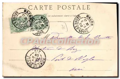 Túmulo de Lamartine, em St-Point — C. Faure, Macon — Verso