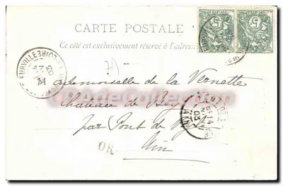 Saint-Albain — Kościół (szczegół) — B.F. Chalon & Fils — Rewers
