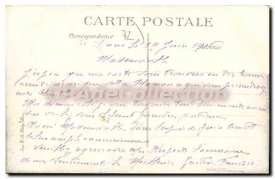 Le Mans — widok z Quai Ledru-Rollin — wydawca nieznany, nr 39 — Rewers