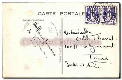 Le Mans — Plac Républiki — Wydawnictwo « Abol » — Rewers
