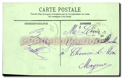 Le Mans — A Estação — LL. — CPAdeCollection — Verso