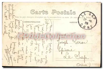 Le Mans — Place de la République — Foto J. Bouveret — Verso