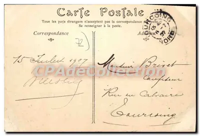 Le Mans — Plac Republiki — Wydawnictwo L. Joniaux — Rewers