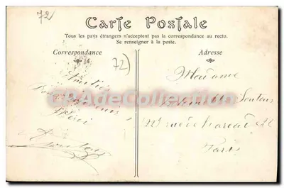 Le Mans — A Praça da Prefeitura e Notre-Dame de la Couture — ND Phot — Verso