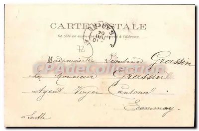 Ballon — Calvário e Castelo — Fototipo J. Bouveret, Le Mans — Verso
