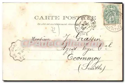 Mamers — Widok ogólny — J. B. L. Bouchon, Mamers — Rewers