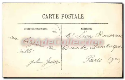 Sillé-le-Guillaume — A Igreja e o Castelo — LL. — Verso