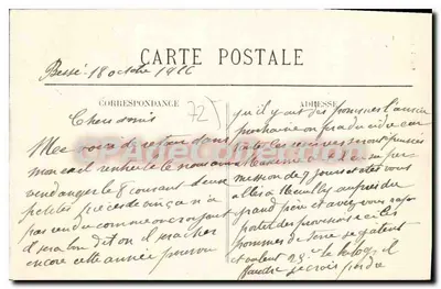 Bessé-sur-Braye — Zamek Courtanvaux — Wyd. Léon — Rewers