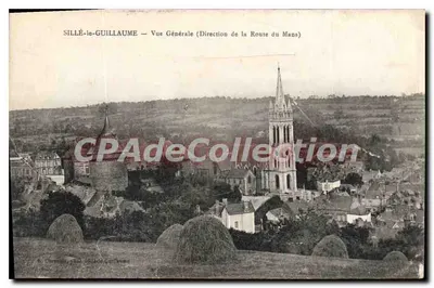 Sillè-le-Guillaume — Vista Geral (Direção da Estrada de Le Mans) — R. Chevallier, fot. Sillè-le-Guillaume