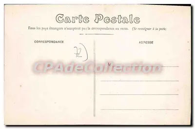 Mamers — Hotel de Ville — Lehoux, buruliste — Rewers