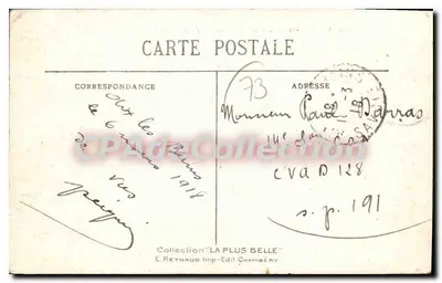 AIX-les-BAINS — Zamek La Roche-du-Roi i Szczęka Kocia — E. Reynaud Imp-Edit CHAMBÉRY n°1086 — Rewers