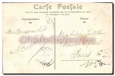 Aix-les-Bains — O Casino — Editor desconhecido, n°9 — Verso