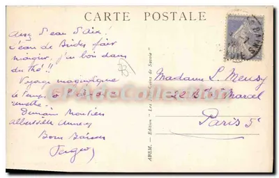 Brides-les-Bains — Algemene uitzicht — Uitgave ABEM, n° 3913 — Achterkant