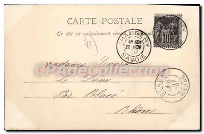 Chambéry — Zamek — wydawca Anney, n° 68 — Rewers