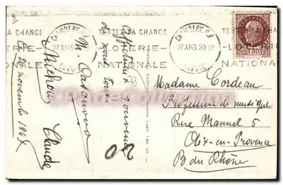 Chambéry — Rue Basse du Château — LL.57, CI DES ARTS PHOTOGRAPHIQUES — Verso