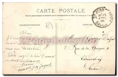 St-Jean-de-Maurienne — Algemene uitzicht — Pulizer, fot. uitg. door Annecy, n° 10775 — Achterkant