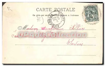 Termignon (Savoie) e a Losa — vista panorâmica — editor G. Deliège, n° 432 — Verso