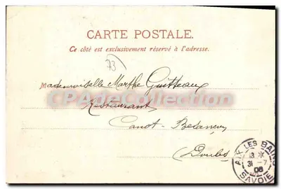 Aix-les-Bains — Abbazia di Hautecombe — O. Bern, Fot. Editore — Verso