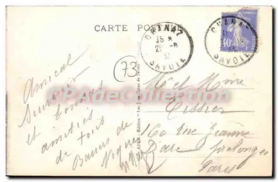 Chananaz (Savoie) — Zbieżenie Kanału Savière i Rony oraz Grand Colombier — AFBM Wydawnictwo — Rewers