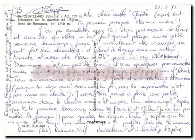 Le Châtelard — quartiere della chiesa — Montagna di Rossanaz — Cimrome — Verso
