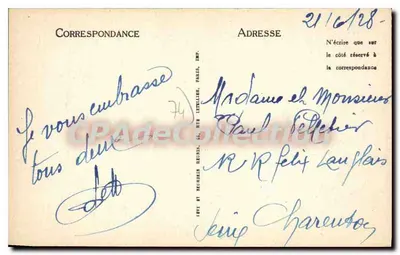 Os Grandes Mulets e o cume do Monte Branco — Chamonix Mont-Blanc — LL n°275 — Verso