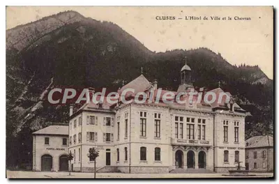 Cluses — O Hotel de Ville e o Chevrain — P. F. T. & Cie, n° 103
