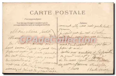 Cluses — O Hotel de Ville e o Chevrain — P. F. T. & Cie, n° 103 — Verso