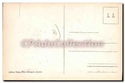 O Mont-Joli visto das Contamines s. St-Gervais-les-Bains — J. J. - 6883 — Verso