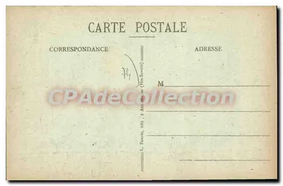 Les Contamines sobre Saint-Gervais e a Aiguilha de Bionnassay — n° 366 — editor L. Farez, em Annemasse (Alta Saboia) — Verso