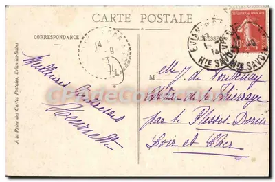 EVIAN-les-BAINS e la Dent d'Oche — vista panoramica — editore sconosciuto, n° 210 — Verso