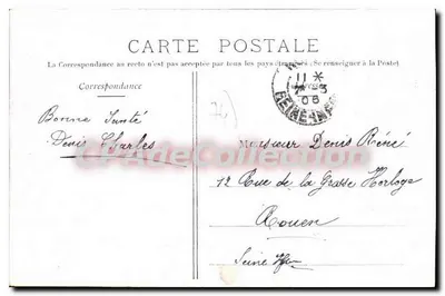 Évian-les-Bains — Vista Geral — Publicação 1904 — Verso