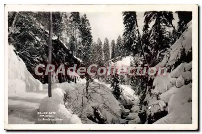 Les Gets — A Estrada no Inverno — Fac. 55