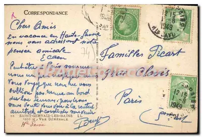 Saint-Gervais-les-Bains — vista general — editor desconocido — Reverso